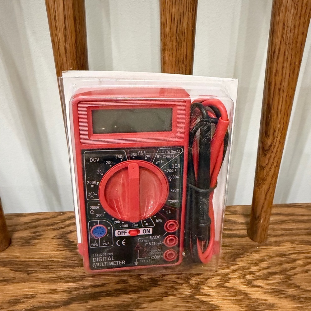 7 function digital multimeter battery tester meter voltmeter voltage tester omh